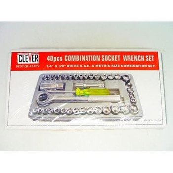 Σετ σωληνωτών κλειδιών 40 τεμαχίων με καρυδάκια και καστάνια