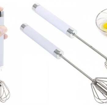 Χτυπητήρι κουζίνας με λειτουργία πίεσης και περιστροφής σετ 2 τεμαχίων