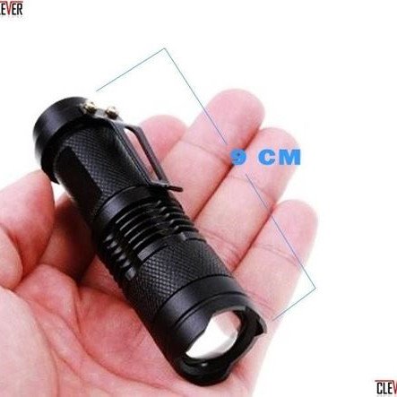 Mίνι φακός mini προβολέας led με zoom επαναφορτιζόμενος   800 MW - 500 Lumens - ο φακός των σωμάτων ασφαλείας - Απίστευτη απόδοση "κάνει την νύχτα μέρα" [HOT ΠΡΟΣΦΟΡΑ]