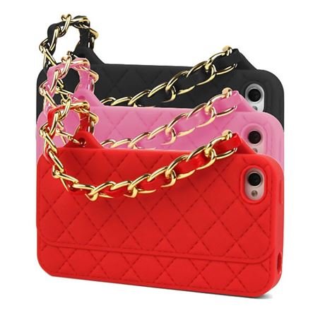 Τσαντάκι - θήκη προστασίας για κινητά iPhone 4 - 4s σε διάφορα σχέδια και χρώματα - Ένα κόσμημα στα χέρια της γυναίκας