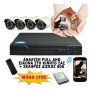 Διαδικτυακό cloud καταγραφικό DVR FULL AHD 4 καμερών  νυχτερινής λήψης αδιάβροχες και σκληρό δίσκο (ΠΡΟΣΦΟΡΑ ΕΒΔΟΜΑΔΟΣ)