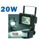 Προβολέας LED 20W με ανιχνευτή κίνησης υψηλής φωτεινότητας 80% οικονομία κατανάλωσης σε σχέση με έναν συμβατικό προβολέα αντίστοιχης φωτεινότητας