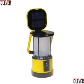 Φανάρι κάμπινγκ ηλιακό με 8 led υψηλής απόδοσης και πυξίδα