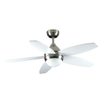 OEM Ανεμιστήρας οροφής τηλεχειριζόμενος TELCO 44 ιντσών με 3 ταχύτητες 5 φτερά λευκά και 1 φως