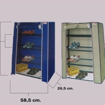 Παπουτσοθήκη που κλείνει με φερμουάρ για 20 ζευγάρια παπούτσια