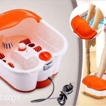 Ποδομασάζ - ποδόλουτρο ηλεκτρικό με θέρμανση νερού για ξεκούραστα πόδια - Βελτίωση μεταβολισμού (Δείτε το βίντεο)