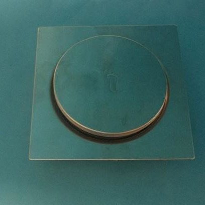 Σιφώνι ασφαλείας στεγανό διαμέτρου 10,5 cm και τετράγωνου πλαισίου 15 cm (Δείτε το βίντεο)