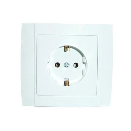 Πρίζα σούκο χωνευτή με μία έξοδο