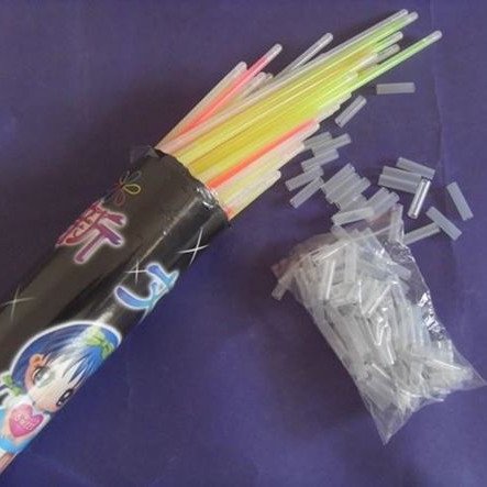 Φωσφορίζοντα βραχιόλια - ράβδοι glow stick (Σετ 100 τεμαχίων)