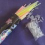 Φωσφορίζοντα βραχιόλια - ράβδοι glow stick (Σετ 100 τεμαχίων)