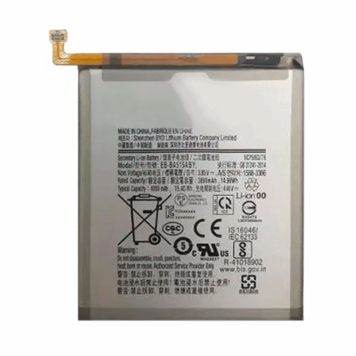 Battery Compatible with Samsung Galaxy EB-BA515ABY A51 A515F - 4000mAh